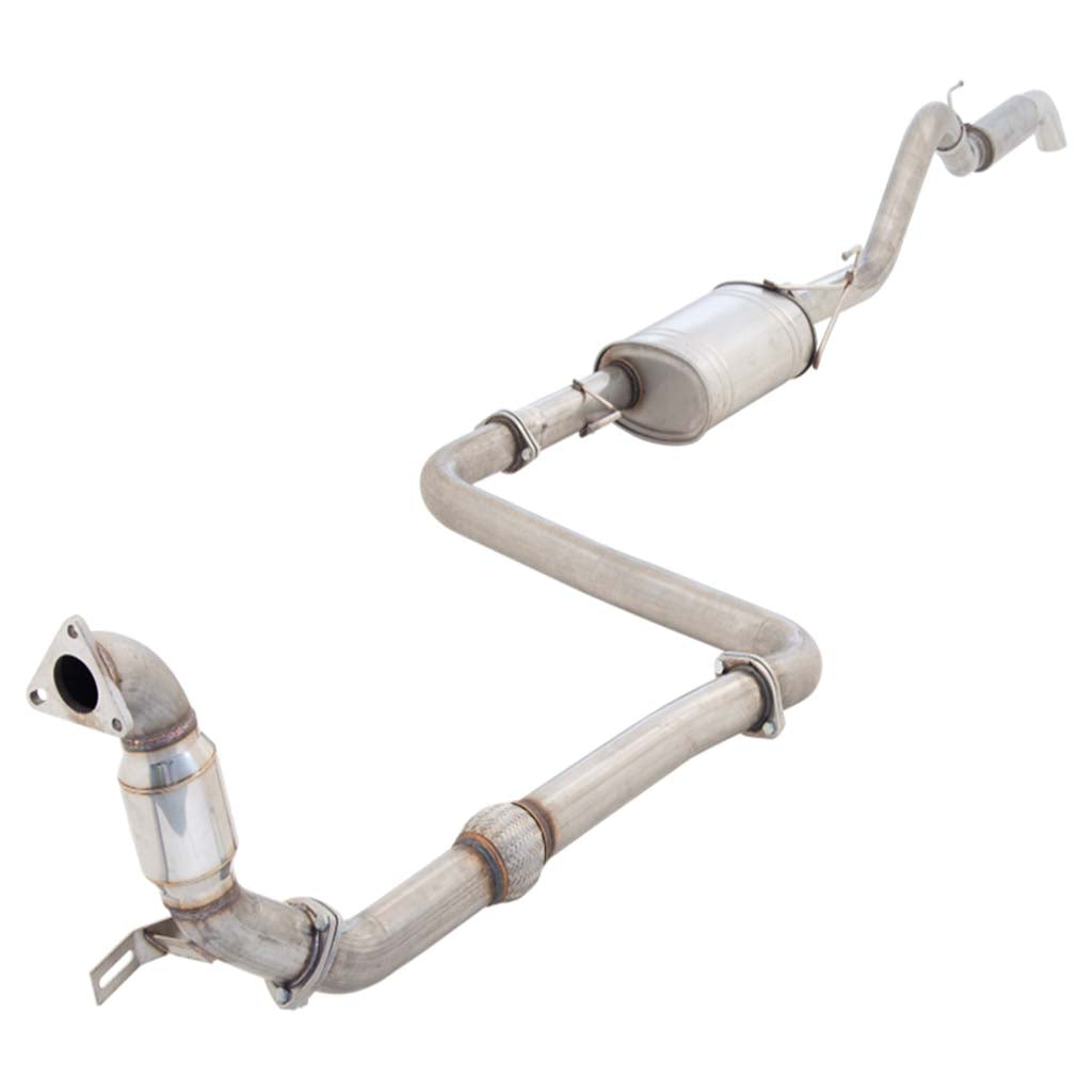 Nissan Navara D40 turbo-back exhaust with metallic cat