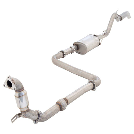 Nissan Navara D40 turbo-back exhaust with metallic cat