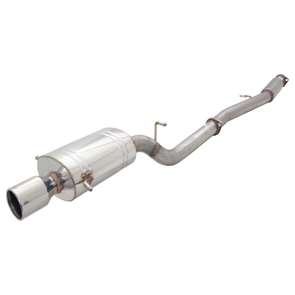 Subaru WRX oval muffler cat-back exhaust