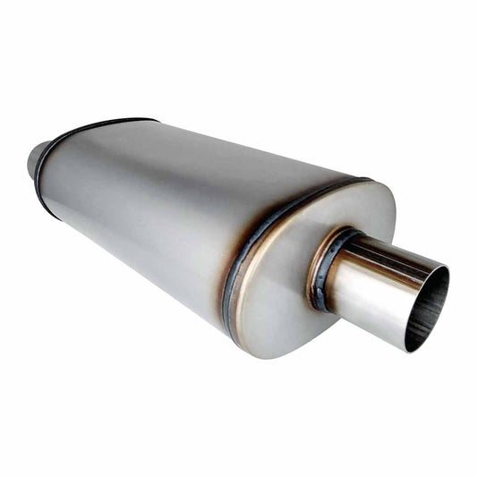 E726GPY-409R — 8" x 5" Centre/Dual Configurations Mufflers | Stainless 409 | Select Your Size Length and Internal