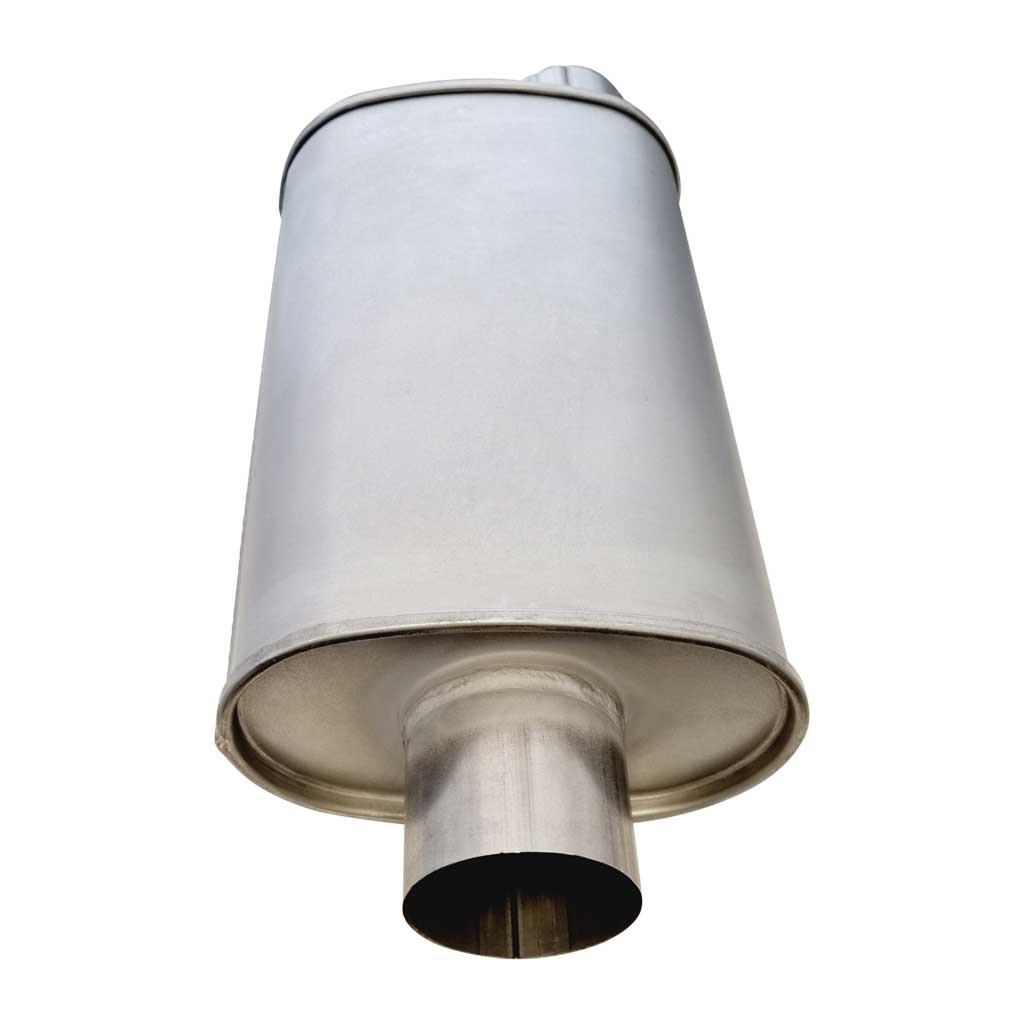 E827GPC — 8" x 5" Offset/Centre Configurations Mufflers | Aluminised | Select Your Size Length and Internal Options