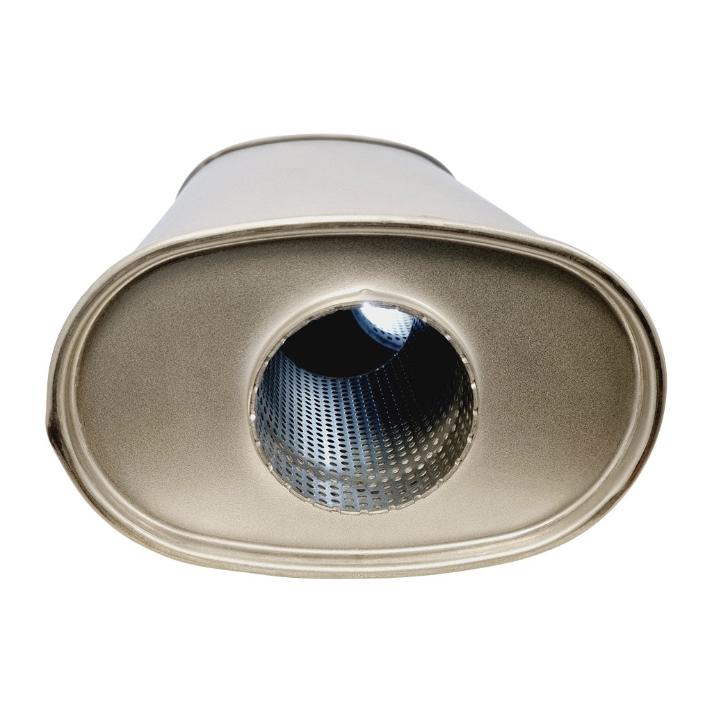 E827GPCN — 8" x 5" Offset/Centre Configurations Mufflers | Aluminised | Select Your Size Length and Internal Options