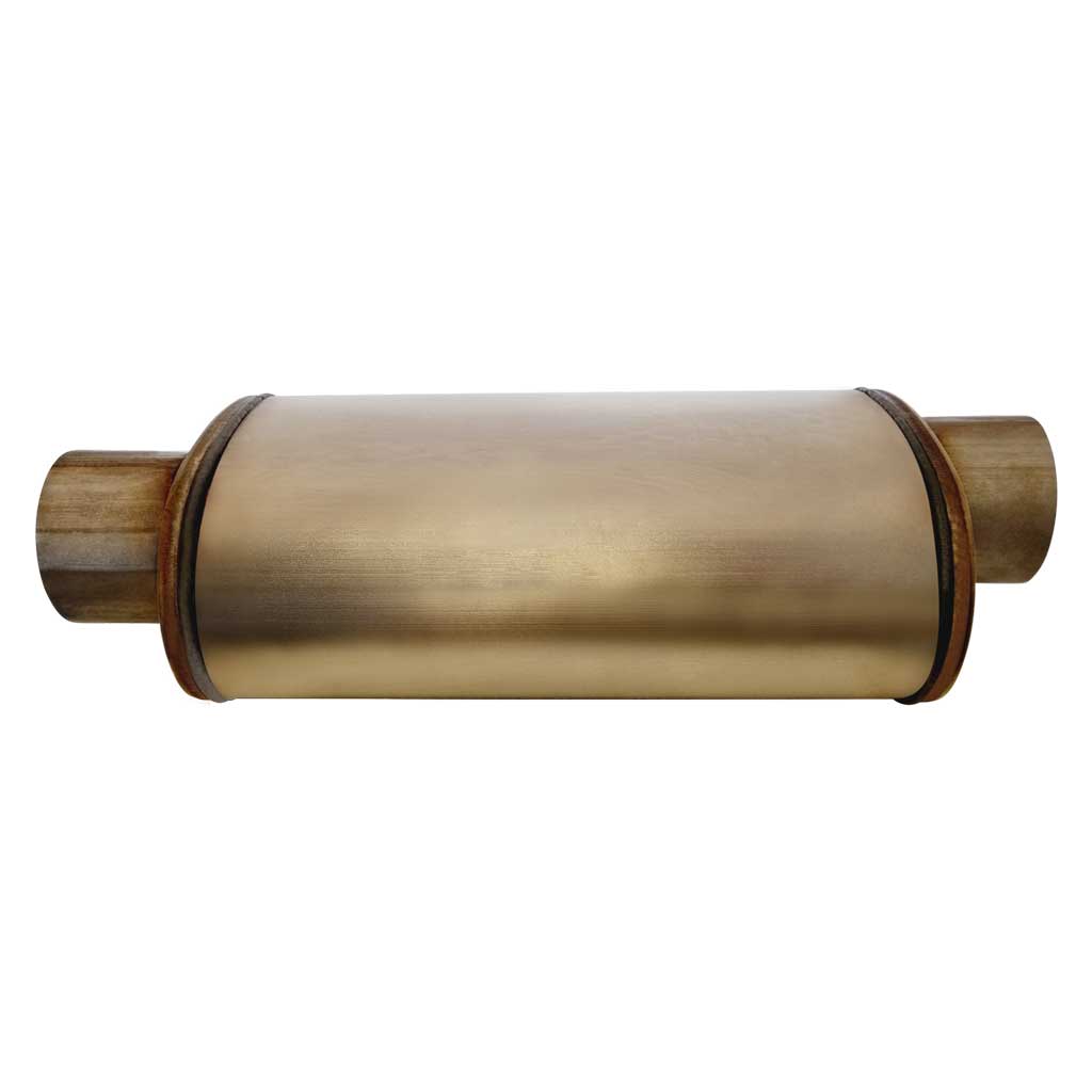 E927M-409W — 8" x 5" Offset/Centre Configurations Mufflers | Stainless 409 | Select Your Size Length and Internal Options