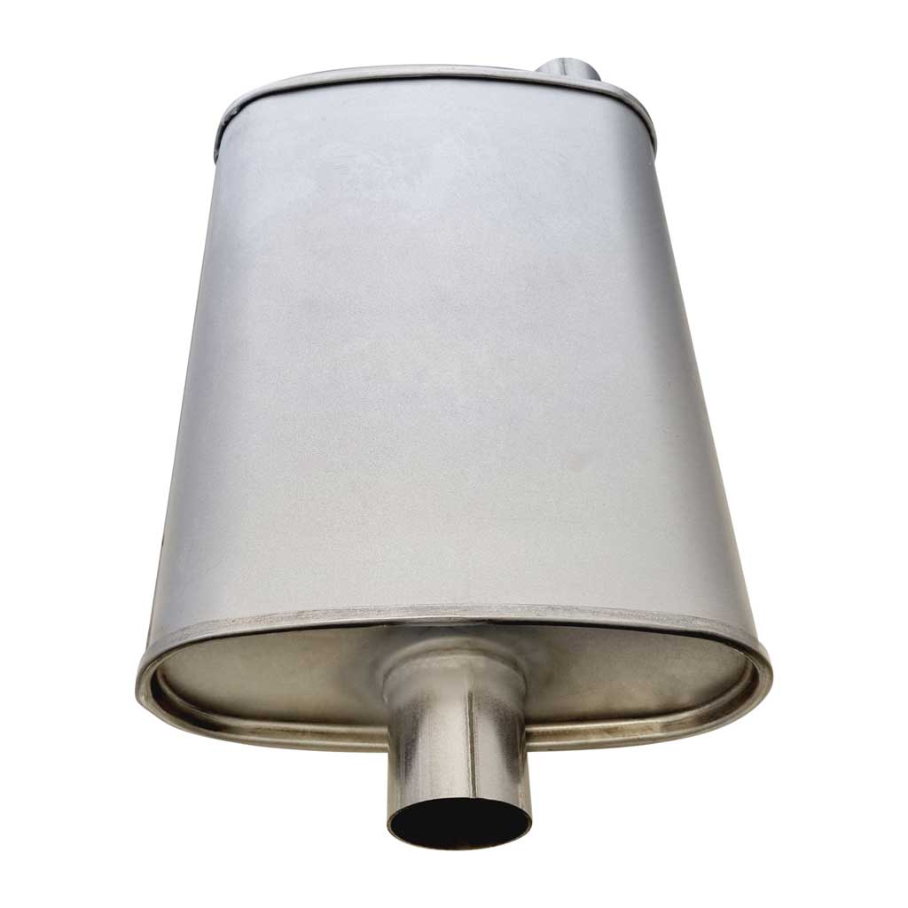 F527GP — 10" x 4" Offset/Centre Configurations Mufflers | Aluminised | Select Your Size Length and Internal Options