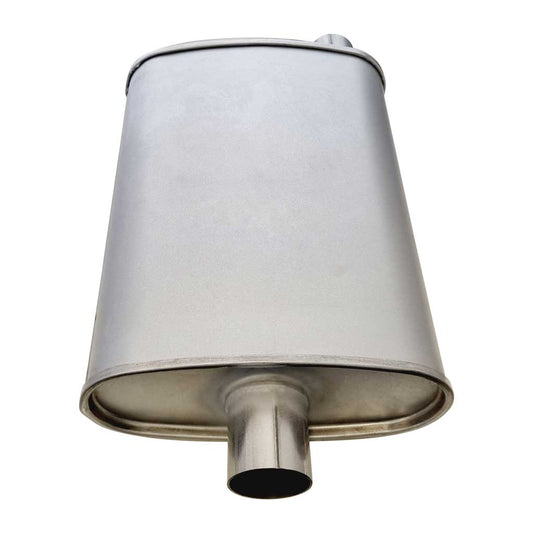 F527GP — 10" x 4" Offset/Centre Configurations Mufflers | Aluminised | Select Your Size Length and Internal Options