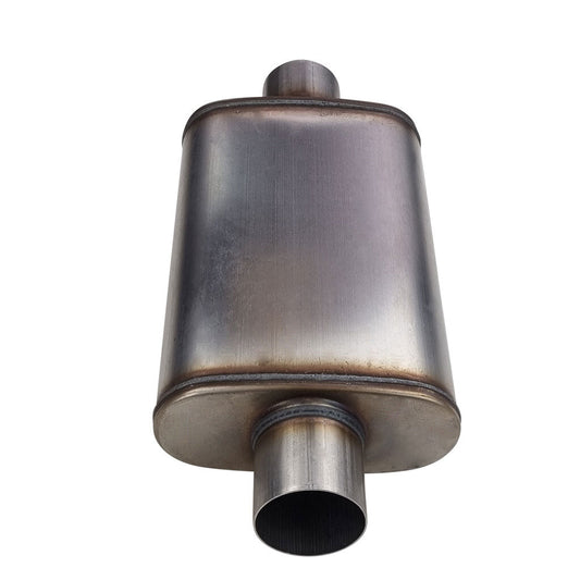 F826M-409W — 10" x 4" Centre/Centre Configurations Mufflers | Stainless 409 | Select Your Size Length and Internal Options