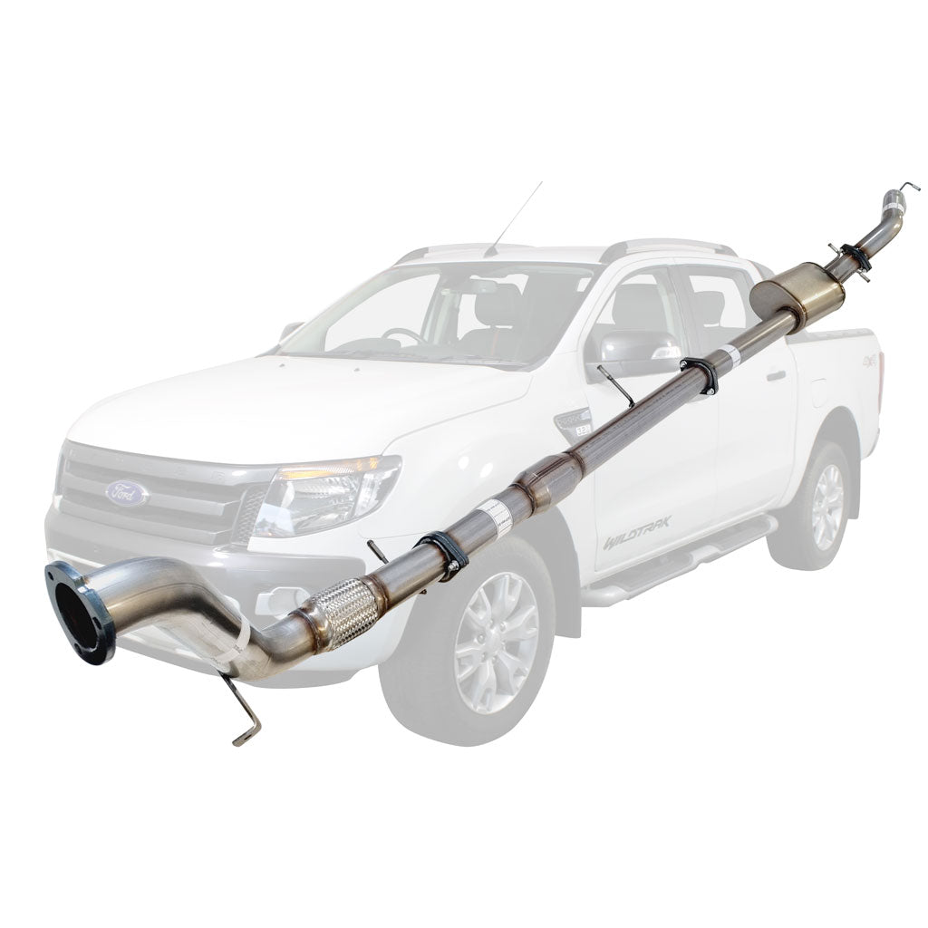 Ford Ranger PX FD240-MCSS exhaust system