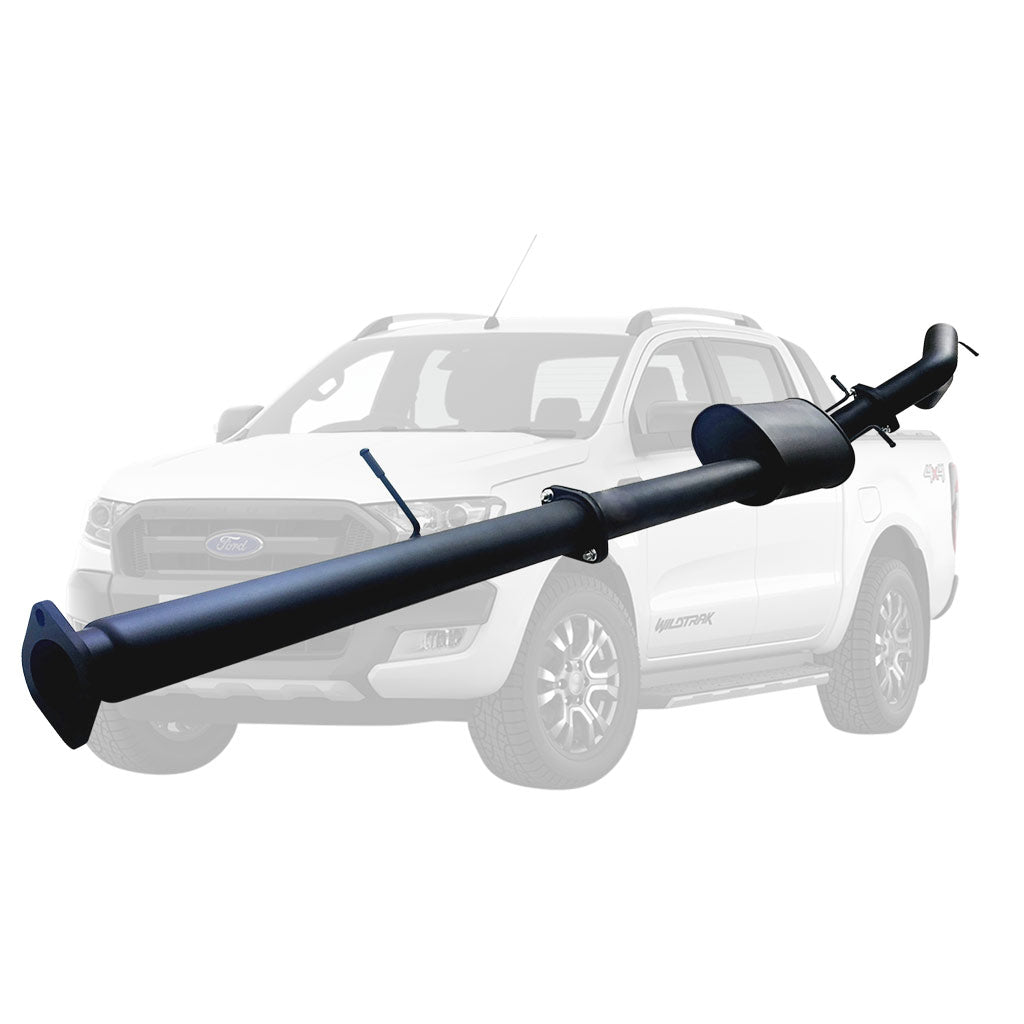 Ford Ranger PX 2.2L 10/2016 On 3" DPF Back Exhaust With Muffler Only (FD253-MO)