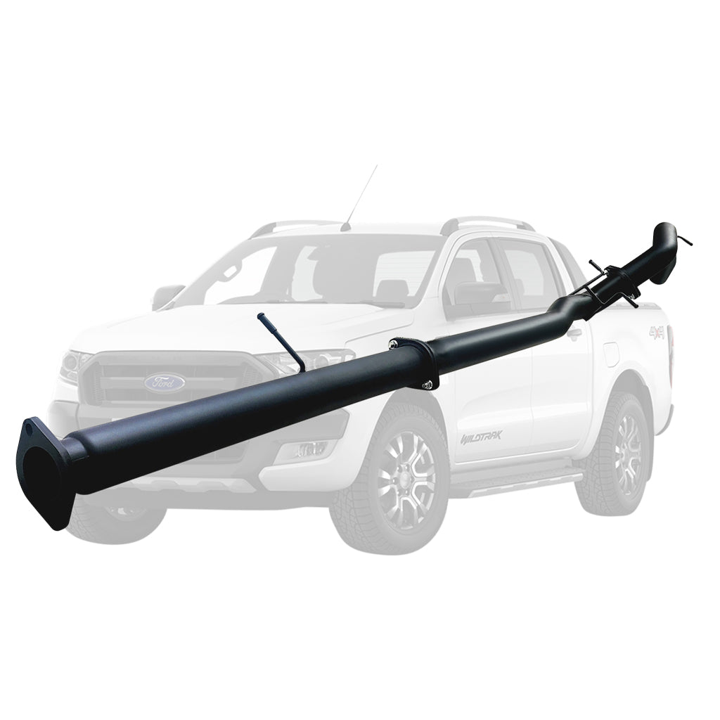 Ford Ranger PX 2.2L 10/2016 On 3" DPF Back Exhaust With Pipe Only (FD253-PO)