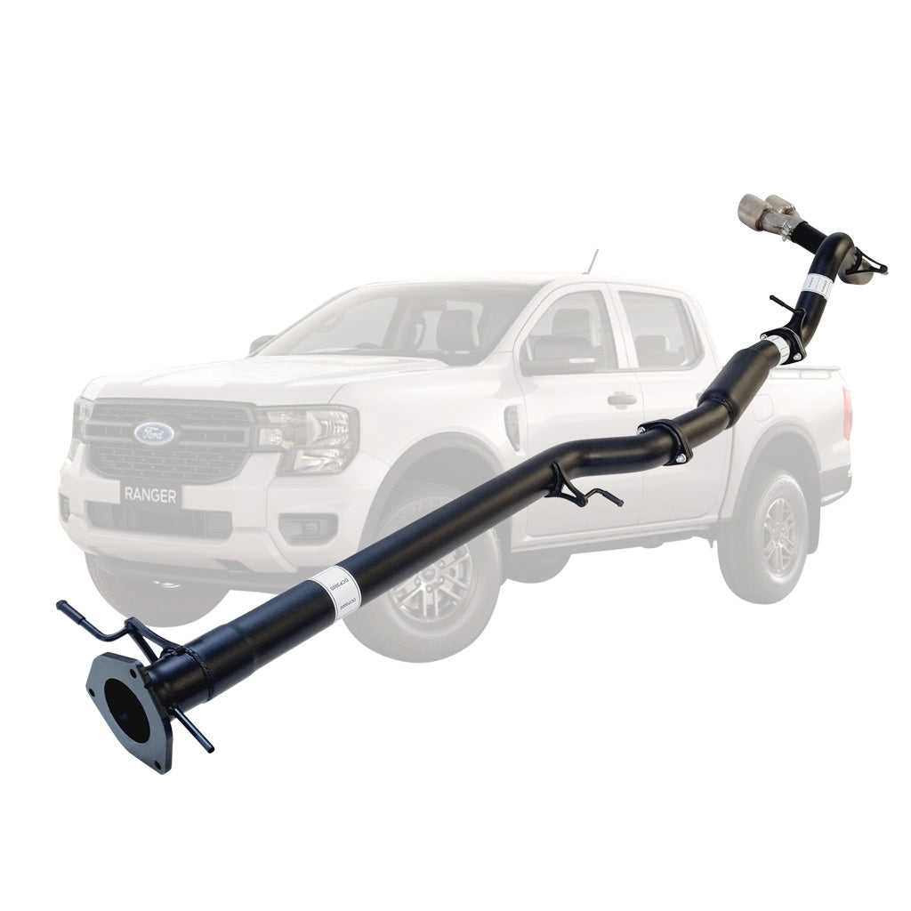 Ford Ranger Next Gen 3L V6 TD DPF-back hotdog twin tip side exit FD255-HOS