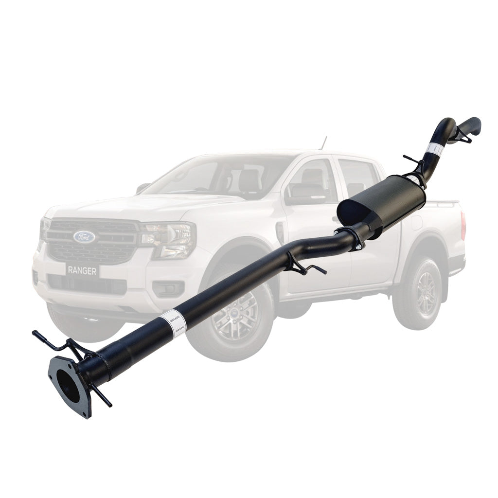 Ford Ranger Next Gen 3L V6 TD 2022 On 3" DPF Back Exhaust With Muffler Only (FD255-MO)