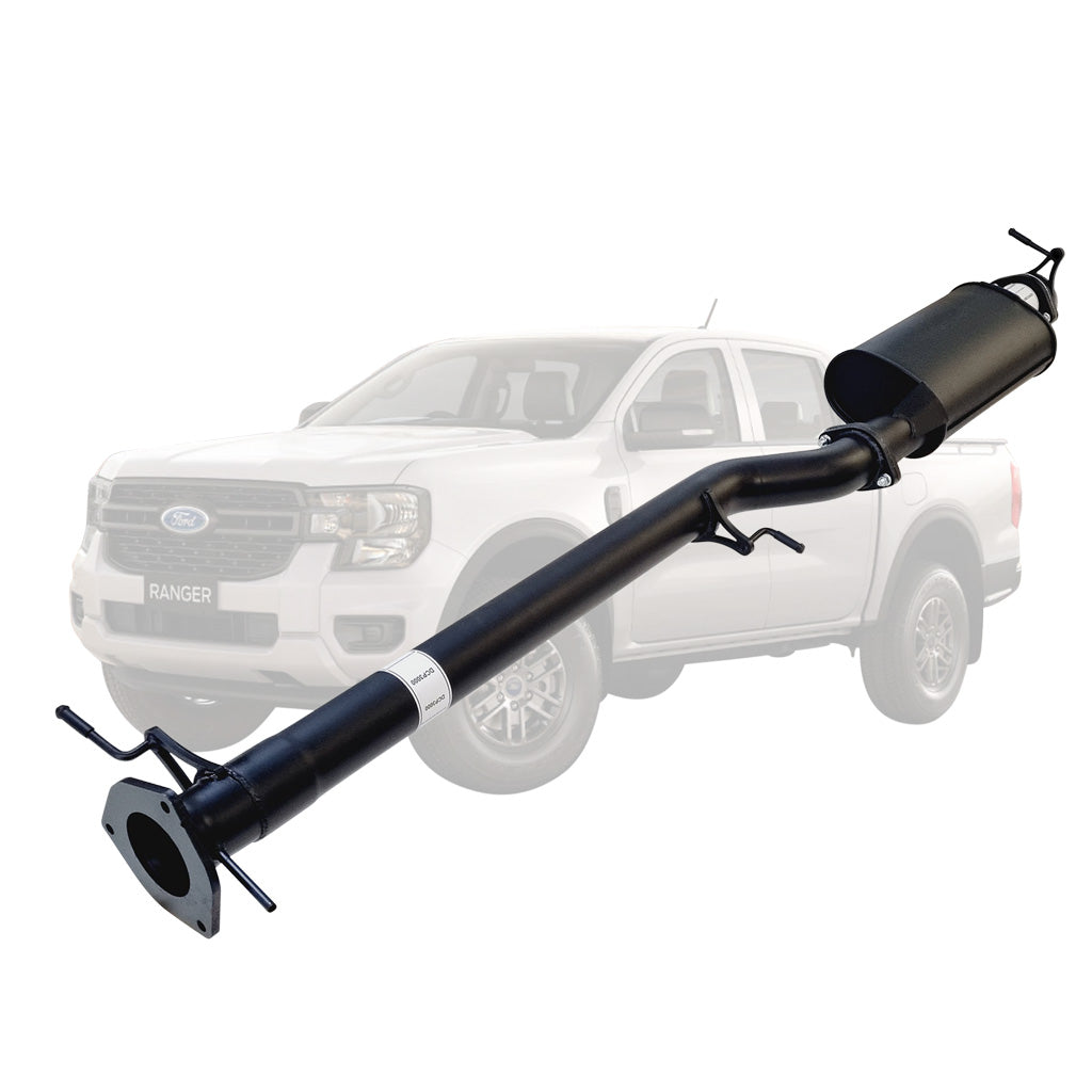 Ford Ranger Next Gen V6 3L Turbo Diesel 2022 > 3" DPF Back Exhaust With Muffler With Diff Dump (FD255-MOD)