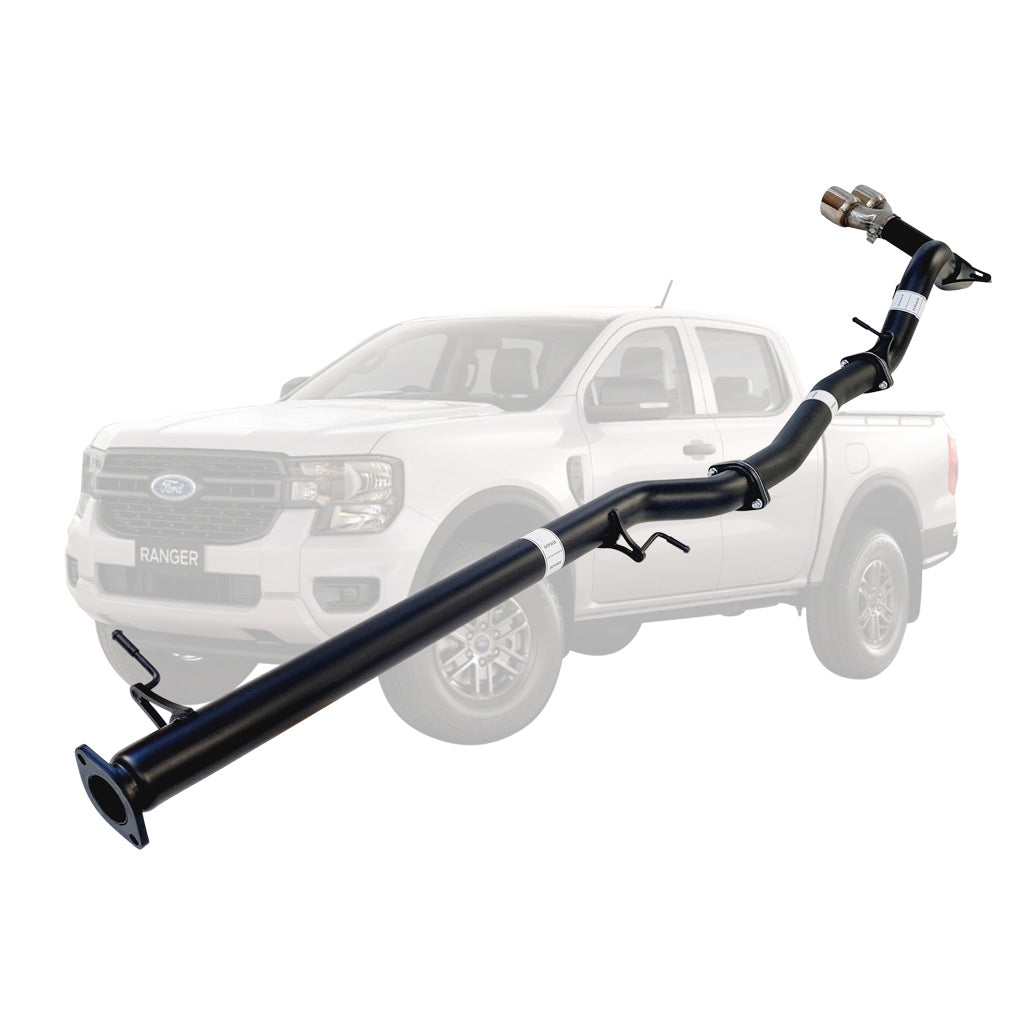 Ford Ranger Next Gen 2.0L Bi-Turbo DPF-back pipe twin tip side exit FD256-POS