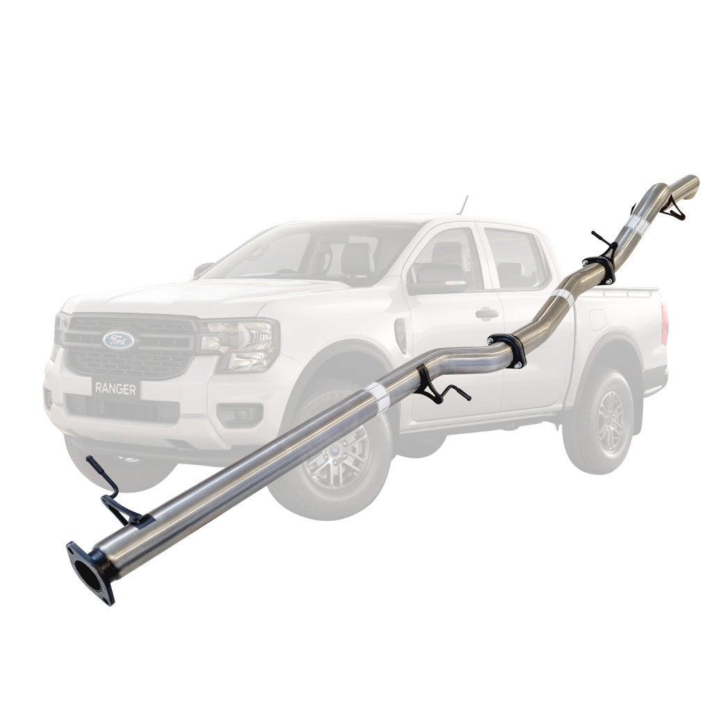 Ford Ranger Next Gen 2.0L Bi-Turbo stainless DPF-back pipe only FD256-POSS