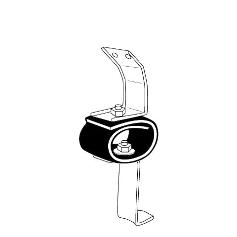 Redback Ford Dual-System Exhaust Hook Bracket | FDB008