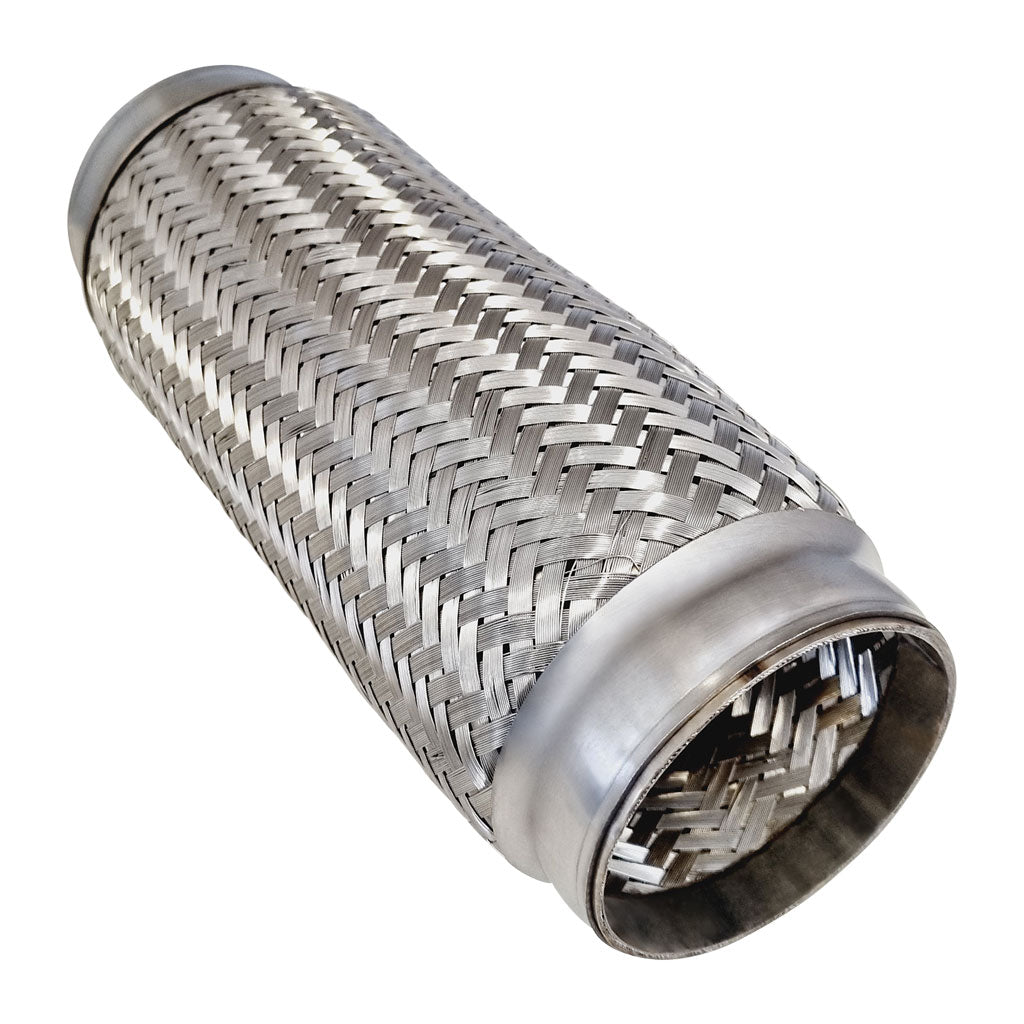 FLEX10300B — Stainless Steel Braided Exhaust Flex Pipe Joints - Available in Various Sizes and Lengths