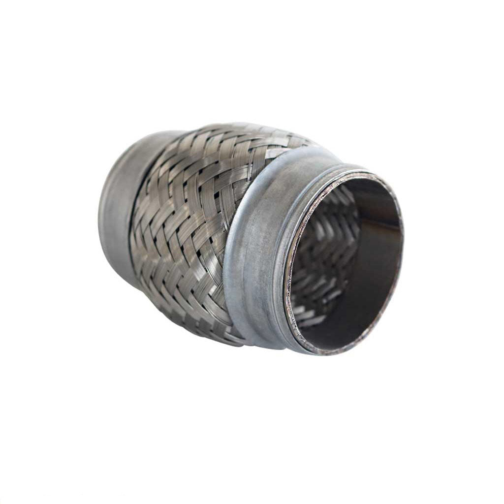 FLEX4225B — Stainless Steel Braided Exhaust Flex Pipe Joints - Available in Various Sizes and Lengths