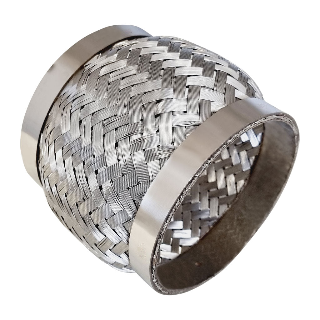 FLEX4400B — Stainless Steel Braided Exhaust Flex Pipe Joints - Available in Various Sizes and Lengths