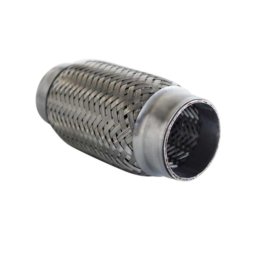 FLEX6175B — Stainless Steel Braided Exhaust Flex Pipe Joints - Available in Various Sizes and Lengths
