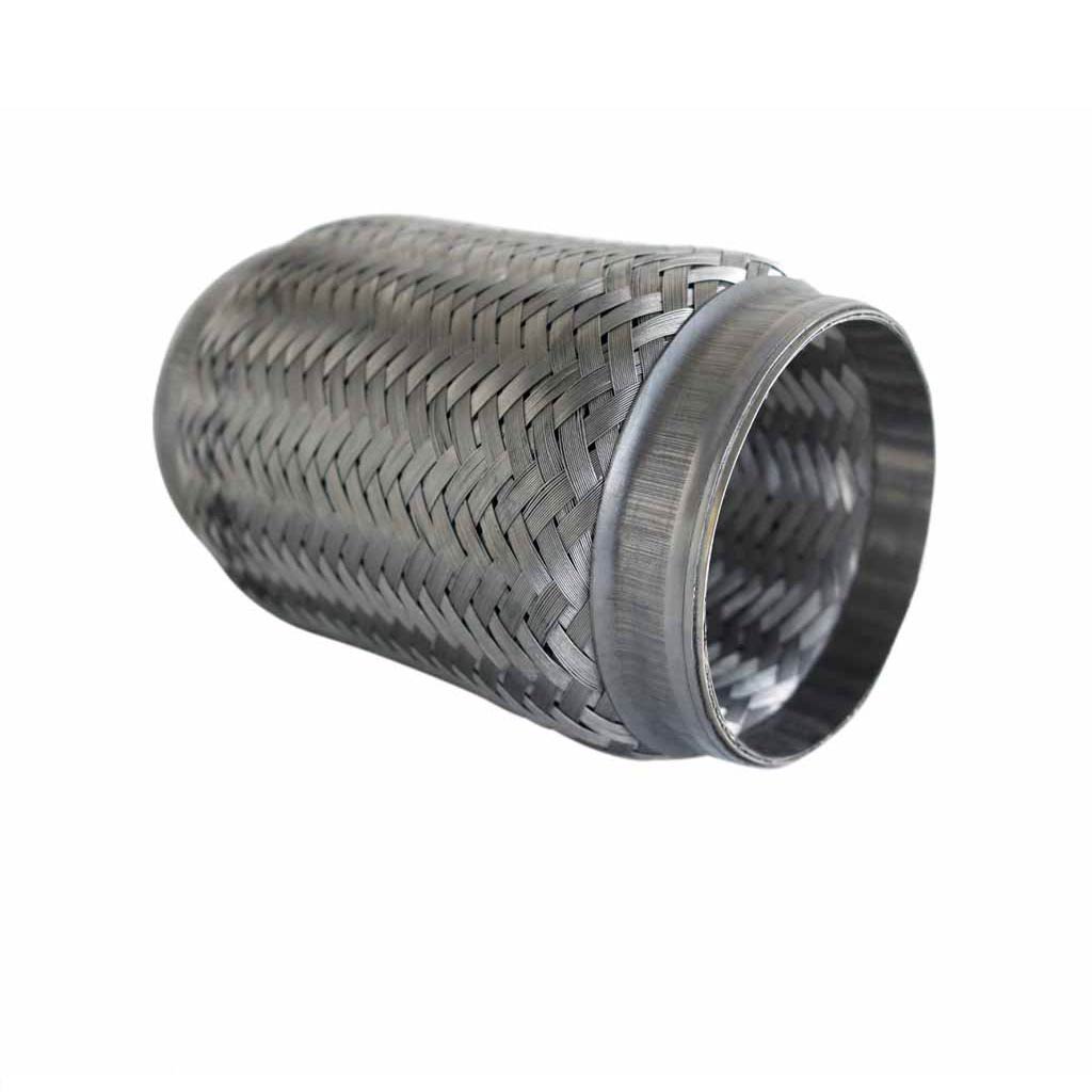 FLEX6400B — Stainless Steel Braided Exhaust Flex Pipe Joints - Available in Various Sizes and Lengths