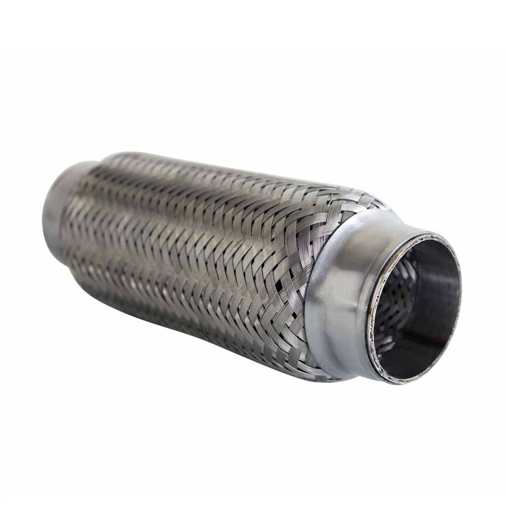 FLEX8200B — Stainless Steel Braided Exhaust Flex Pipe Joints - Available in Various Sizes and Lengths