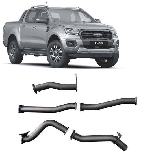 Redback 3-inch DPF-Back, Muffler Delete – Ford Ranger 3.2L | FRX22100-PO