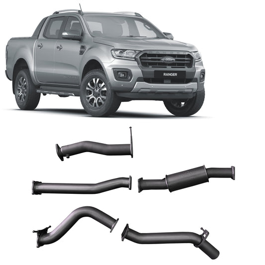 Redback 3-inch DPF-Back, Resonator – Ford Ranger 3.2L | FRX22100-PR