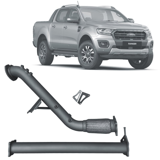 Redback 3-inch DPF Replacement Adapter without Cat – Ford Ranger 3.2L, Restricted Use | FRX22200-PA