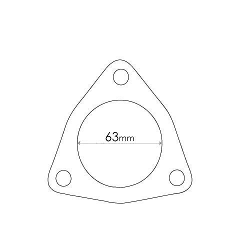 Redback Holden Commodore VL Turbo 3-Bolt Gasket – 63mm ID | GMG095