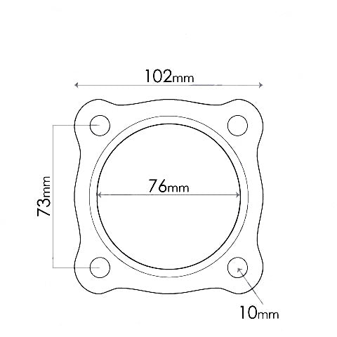 Redback Holden Commodore VT–VZ 3" Four-Bolt Cat Gasket – GMG903
