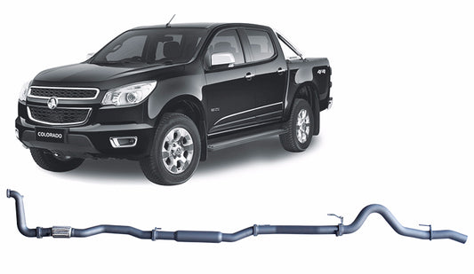 Redback 3-inch Turbo-Back, Muffler Delete, No Cat – Holden Colorado RG 2.8L | HCX11100-PO