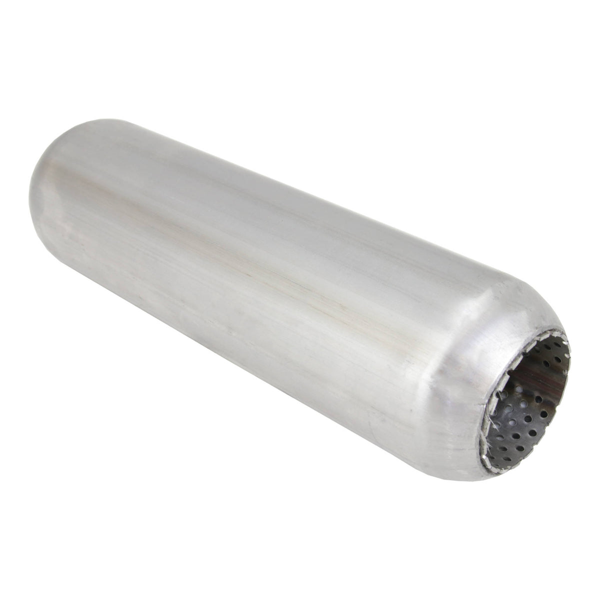 Redback 2 1/4" Perforated Hotdog Resonator – 12" | HD12225P-409