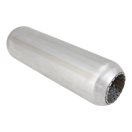Redback 2 1/4" Perforated Hotdog Resonator – 12" | HD12225P-409