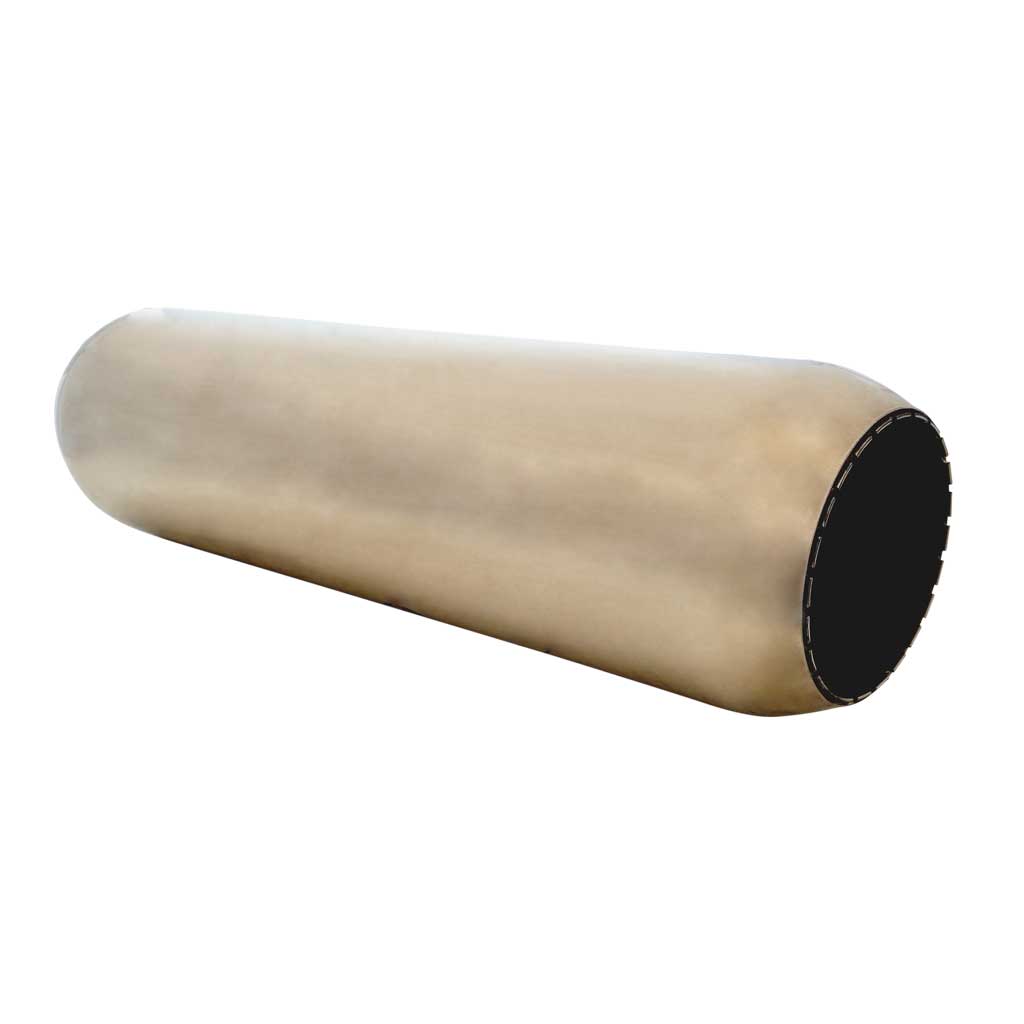 HD12300P-304 — 12" X 3" PERFORATED STAINLESS HOTDOG NO SPIGOTS 304 STAINLESS STEEL.
