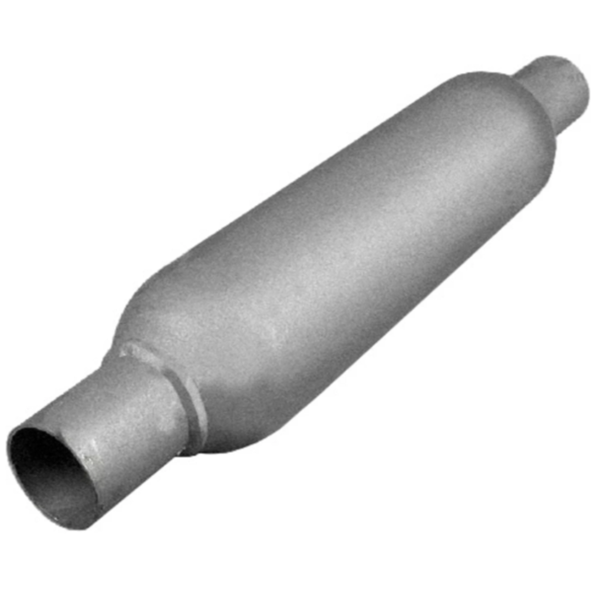 Redback 2 1/2" Louvred Hotdog Resonator – 9" | HD9250