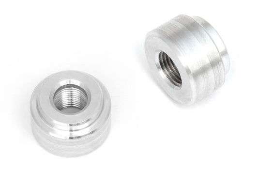 Weld on Fitting 1/8 NPT - 27 TPI - 6061 Aluminium Size: 20.4mm x 13mm HT-010231