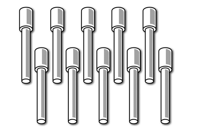 Plastic AMP Superseal Connector Waterproofing/Blanking Pins Only HT-030052