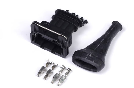 Plug and Pins Only - Bosch 4 Pin Junior Timer Female Connector HT-030311