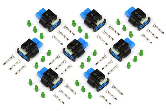 Plug and Pins Only Suit Ford Coyote 5.0L 2nd Generation Ignition Coils - 2015-2017 (Set of 8) HT-030403