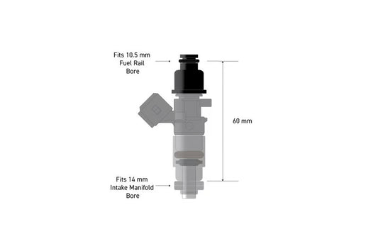 Fuel Injector Adapter - 10.5mm Nissan RB26DETT GTR HT-080001
