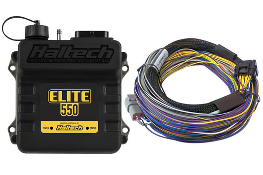 Elite 550 ECU + Basic Universal Wire-in Harness Kit Length: 2.5m (8') HT-150402
