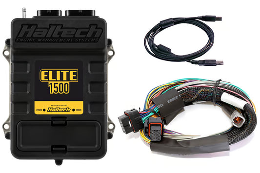 Elite 1500 ECU + Basic Universal Wire-in Harness Kit Length: 2.5m (8') HT-150902