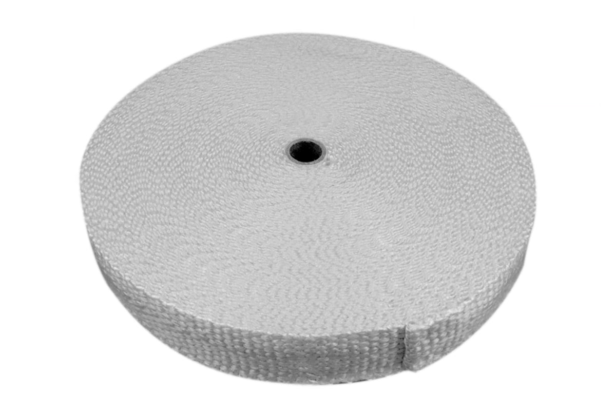 Redback White Glass Heat Tape – 101mm × 3mm × 30m | HTFGW1013-30