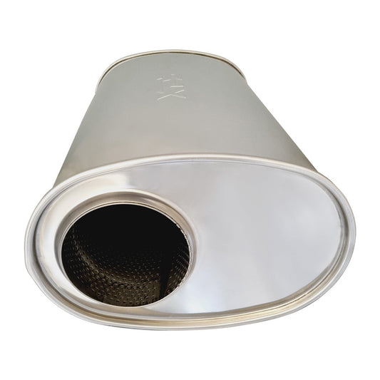 I1043MN-304P — 10" x 6.5" Offset/Centre Configurations Mufflers | Stainless 304 | Select Your Size Length and Internal Options