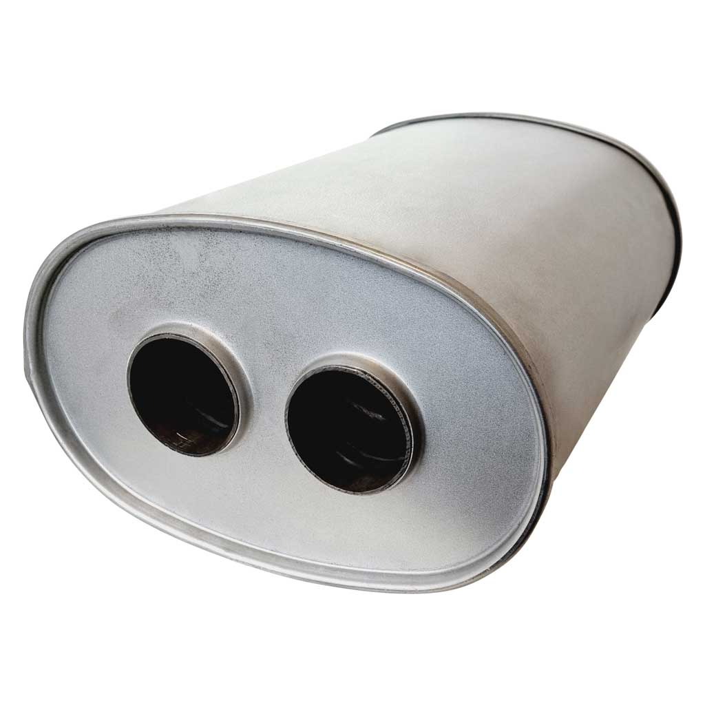 I726GPY — 10" X 6 1/2" OVAL - 14" LONG 2 1/2" IN, TWIN OUT 2 1/4" YP INT G/PACKED NO STUBS