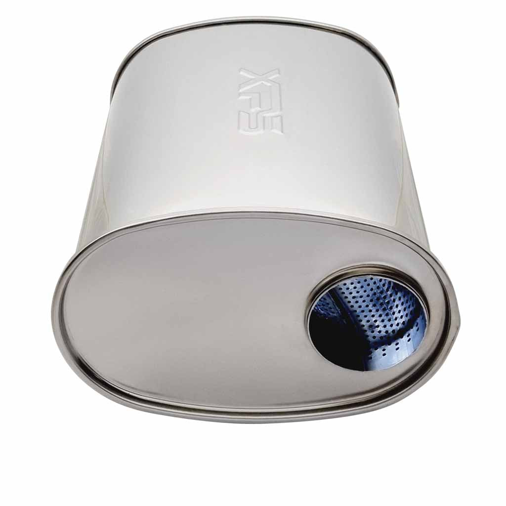 I827MN-304P — 10" x 6.5" Offset/Centre Configurations Mufflers | Stainless 304 | Select Your Size Length and Internal Options