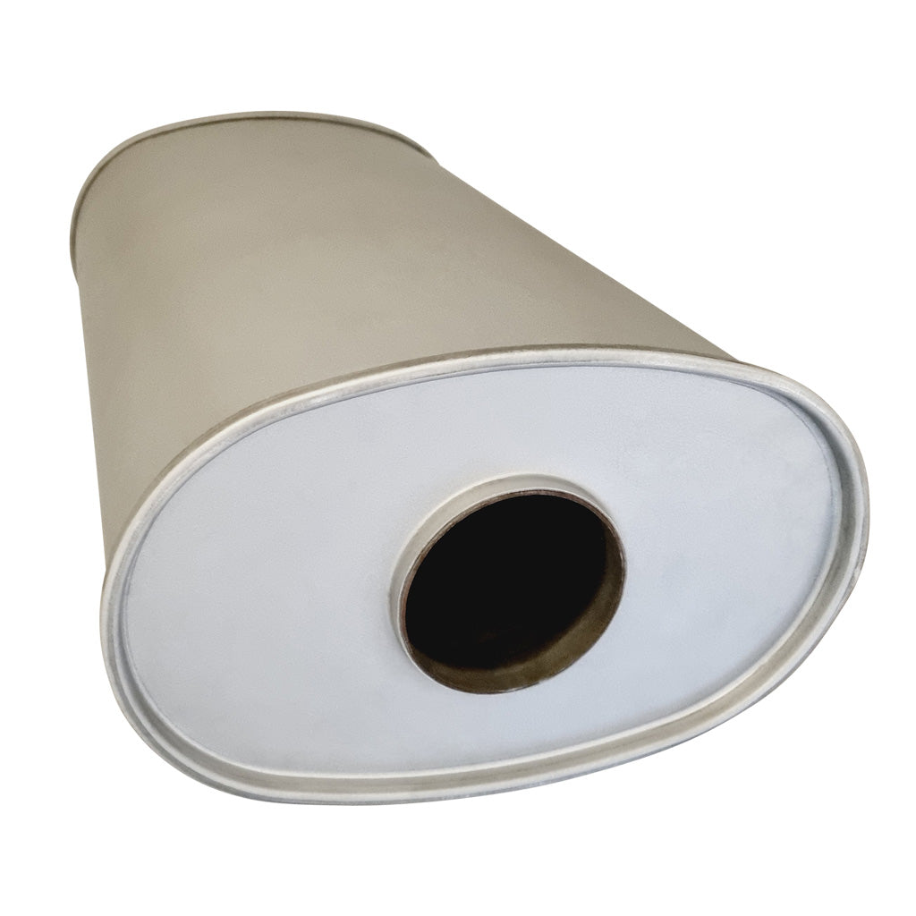 I842GPY — 10" x 6.5" Centre/Dual Configurations Mufflers | Aluminised | Select Your Size Length and Internal Options