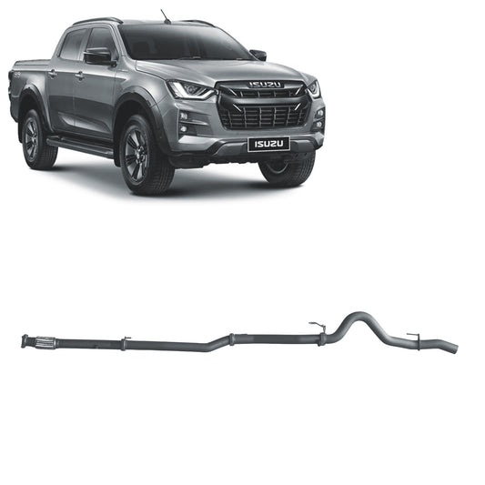 Redback 3-inch DPF-Back, Muffler Delete – Isuzu D-MAX | IDX12900-PO