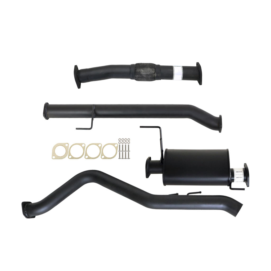 Isuzu D-Max 3.0L 2016–2019 3" DPF-Back Exhaust System - Aluminised Steel / Muffler (Quietest)