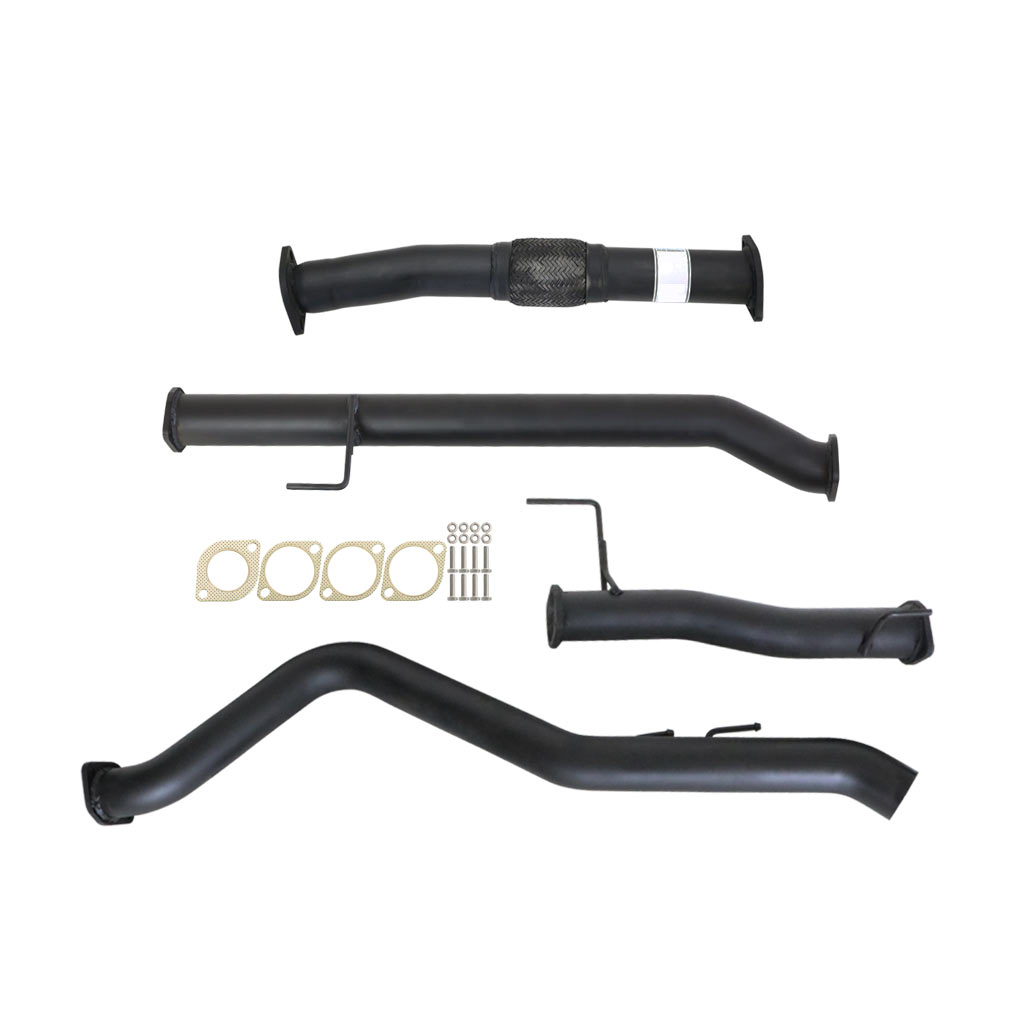 Isuzu D-Max 3.0L 2016–2019 3" DPF-Back Exhaust System - Aluminised Steel / Pipe (Moderate)